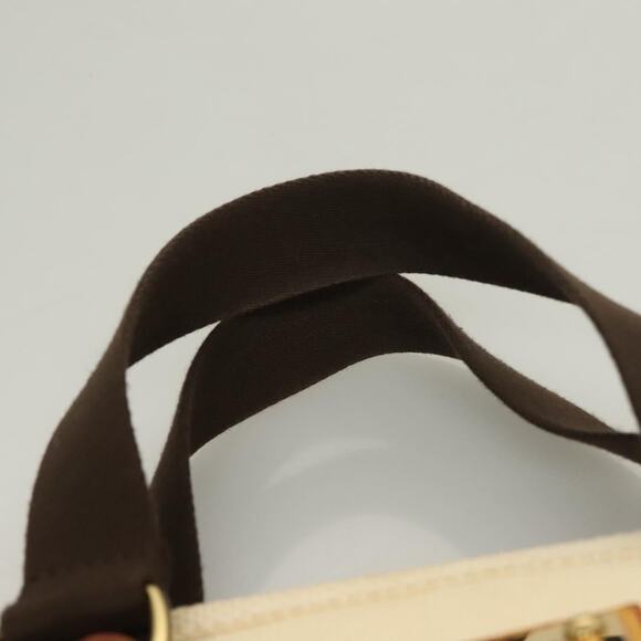 LOUIS VUITTON Antigua Cabas PM Tote Bag White Brown M40036 - Picture 8 of 13